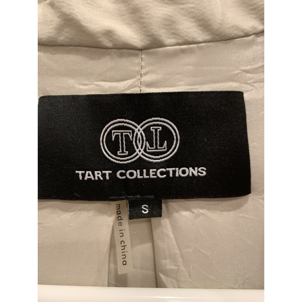 Tart Collections Biker Style Light Soft Wear Asymmetrical Style Jacket Sz S - Picture 3 of 4